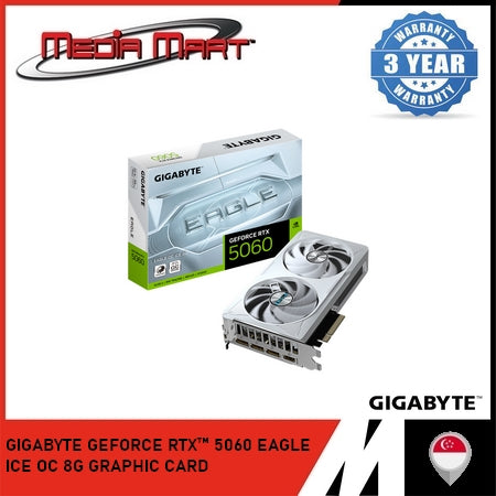 GIGABYTE GEFORCE RTX 5060 EAGLE / ICE OC 8G GDDR7 GRAPHIC CARD