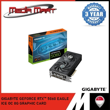 GIGABYTE GEFORCE RTX 5060 EAGLE / ICE OC 8G GDDR7 GRAPHIC CARD