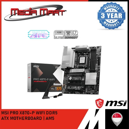 MSI ATX MOTHERBOARD PRO X870-P WIFI DDR5