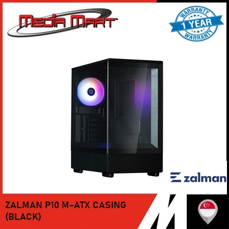 ZALMAN P10 M-ATX CASING (BLACK)