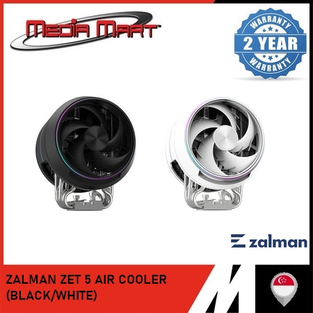 ZALMAN ZET 5 AIR COOLER (BLACK/WHITE)