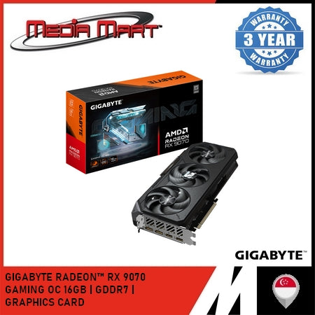 GIGABYTE RADEON™ RX 9070 GAMING OC 16G GRAPHICS CARD