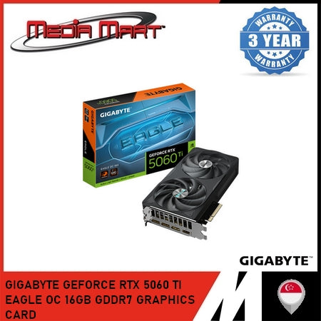 GIGABYTE GEFORCE RTX™ 5060 TI EAGLE | ICE | OC 16GB