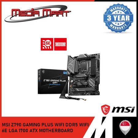 MSI Z790 GAMING PLUS WIFI DDR5 WIFI 6E LGA 1700 ATX MOTHERBOARD