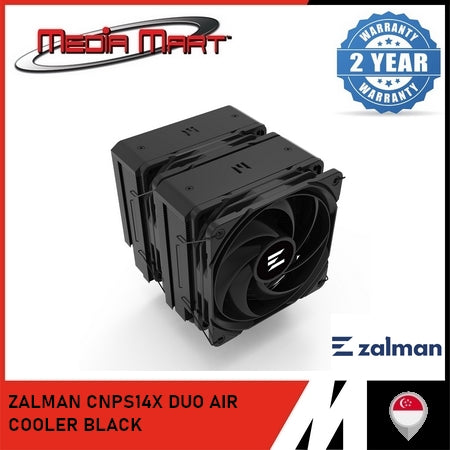 ZALMAN CNPS14X DUO AIR COOLER BLACK