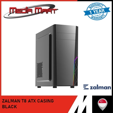 ZALMAN T8 ATX CASING BLACK