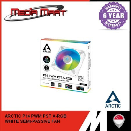ARCTIC P14 P12 F14 P8 - MAX / PST PWM / SLIM /ARGB | BLACK/WHITE PRESSURE OPTIMISED AIRFLOW CASE FAN