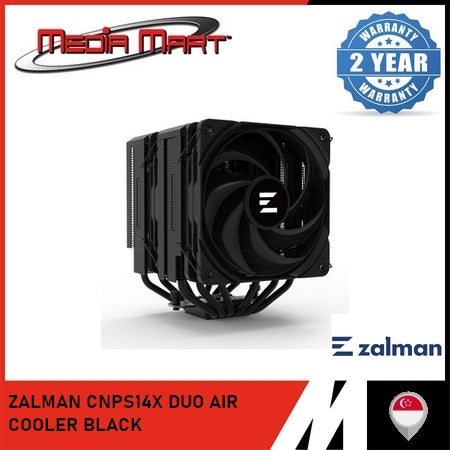 ZALMAN CNPS14X DUO AIR COOLER BLACK