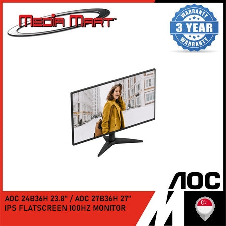 AOC 27B36H FLATSCREEN FHHD 1100HZ MONITOR