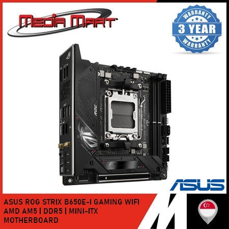 ASUS ROG STRIX B650E-I GAMING WIFI AMD AM5 | DDR5 | MINI-ITX MOTHERBOARD