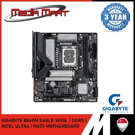 GIGABYTE B860M EAGLE WIFI6 LGA 1851 DDR5 M-ATX MOTHERBOARD