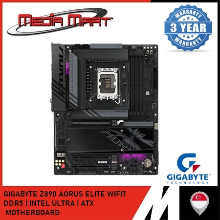 GIGABYTE Z890 AORUS ELITE WIFI 7 LGA 1851 DDR5 ATX MOTHERBOARD