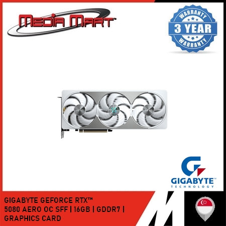 GIGABYTE GEFORCE RTX™ 5080 AERO OC SFF 16G GRAPHICS CARD