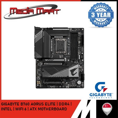 GIGABYTE B760 AORUS ELITE DDR4 LGA1700 ATX MOTHERBOARD