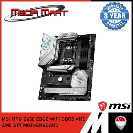 MSI MPG B650 EDGE WIFI DDR5 AMD AM5 ATX MOTHERBOARD