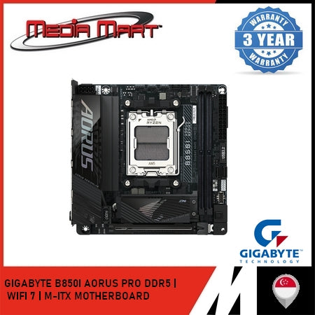 GIGABYTE B850I AORUS PRO AM5 DDR5 MINI-ITX MOTHERBOARD