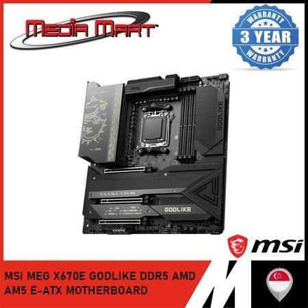 MSI MEG X670E GODLIKE DDR5 AMD AM5 E-ATX MOTHERBOARD