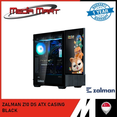 ZALMAN Z10 DS ATX CASING BLACK