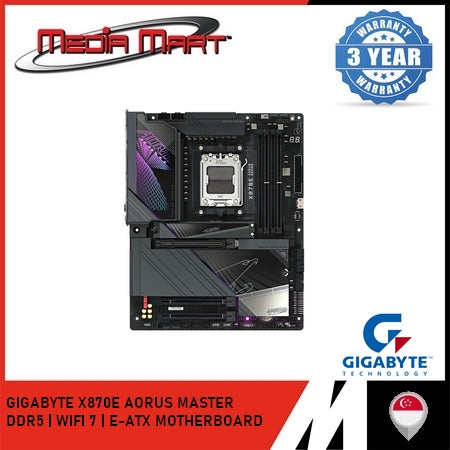 GIGABYTE X870E AORUS MASTER WIFI AMD AM5 ATX MOTHERBOARD