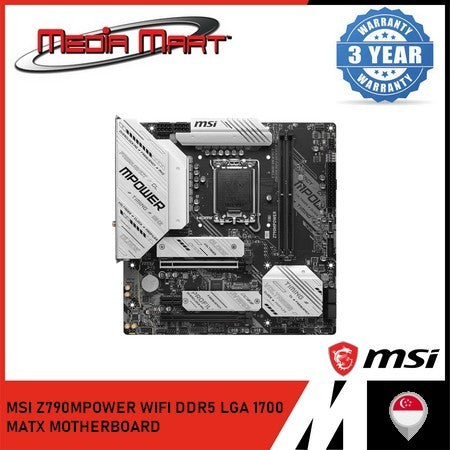 MSI Z790M POWER WIFI DDR5 LGA 1700 M-ATX MOTHERBOARD