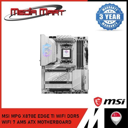MSI MPG X870E EDGE TI WIFI DDR5 WIFI 7 AM5 ATX MOTHERBOARD
