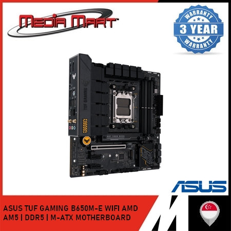ASUS TUF GAMING B650M-E WIFI AMD AM5 | DDR5 | M-ATX MOTHERBOARD