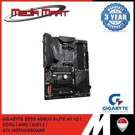 GIGABYTE B550 AORUS ELITE AX V2 AM4 DDR4 ATX MOTHERBOARD