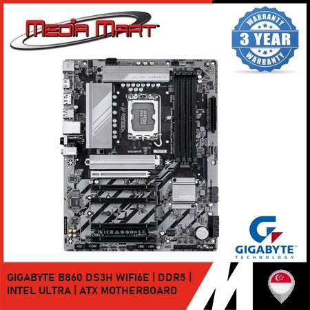 GIGABYTE B860 DS3H WIFI6E LGA 1851 DDR5 ATX MOTHERBOARD