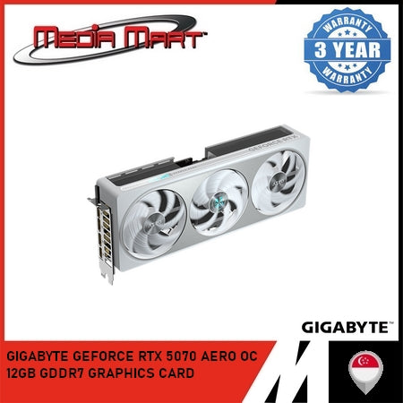 GIGABYTE GEFORCE RTX™ 5070 AERO OC 12G GRAPHICS CARD