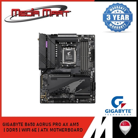 GIGABYTE B650 AORUS PRO AX AM5 DDR5 ATX MOTHERBOARD