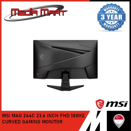 MSI MAG 244C 23.6 INCH FHD 180HZ CURVED GAMING MONITOR