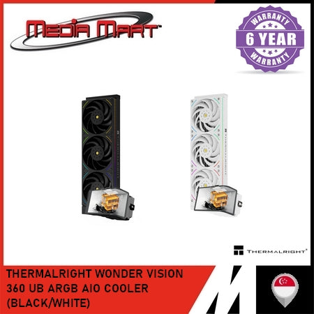 THERMALRIGHT WONDER VISION 360 UB ARGB AIO COOLER (BLACK/WHITE)