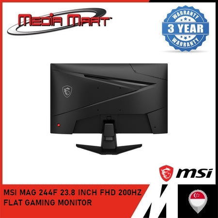 MSI MAG 244F 23.8 INCH FHD 200HZ FLAT GAMING MONITOR
