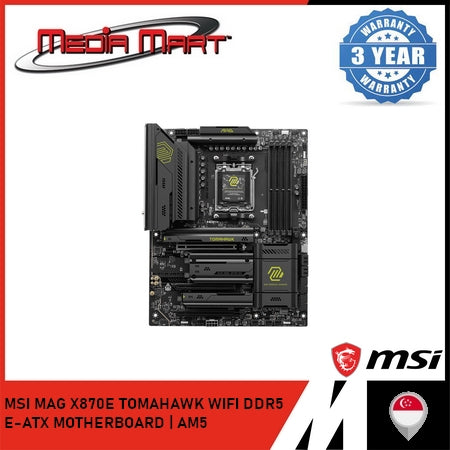 MSI MAG X870E TOMAHAWK WIFI DDR5 E-ATX MOTHERBOARD | AM5