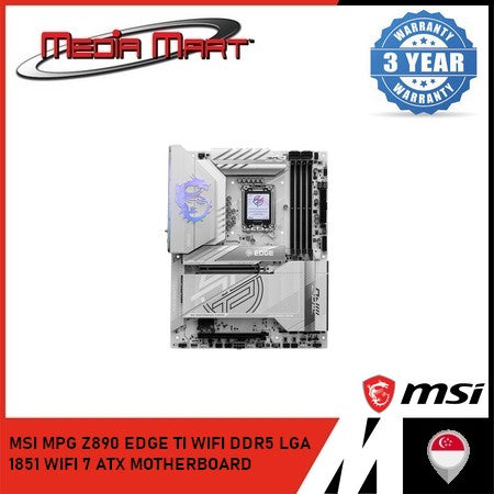 MSI MPG Z890 EDGE TI WIFI DDR5 LGA 1851 WIFI 7 ATX MOTHERBOARD