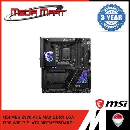 MSI MEG Z790 ACE MAX DDR5 LGA 1700 WIFI 7 E-ATX MOTHERBOARD