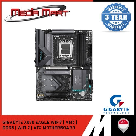 GIGABYTE X870 EAGLE WIFI7 DDR5 AMD AM5 ATX MOTHERBOARD