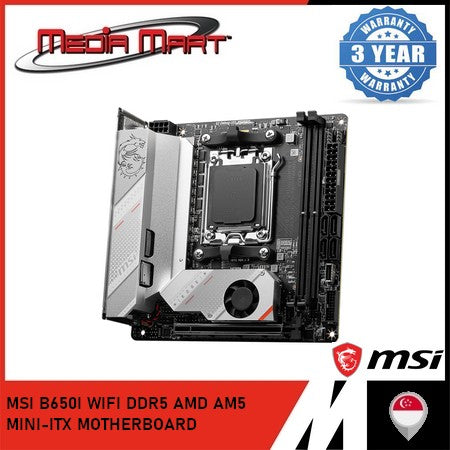MSI B650I EDGE WIFI DDR5 AMD AM5 MINI-ITX MOTHERBOARD