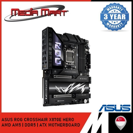 ASUS ROG CROSSHAIR X870E HERO ATX MOTHERBOARD