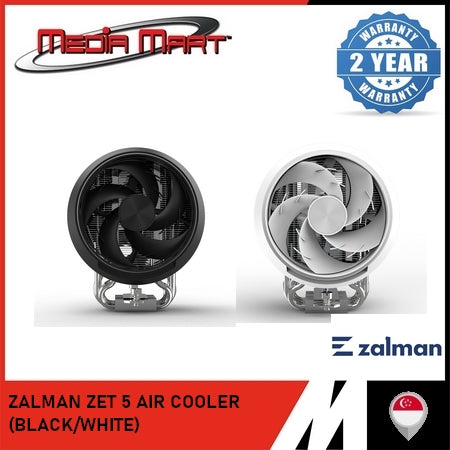 ZALMAN ZET 5 AIR COOLER (BLACK/WHITE)