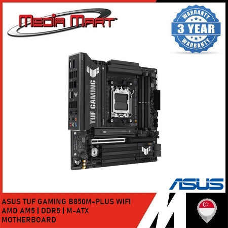 ASUS TUF GAMING B850M-PLUS WIFI AMD AM5 | DDR5 | M-ATX MOTHERBOARD