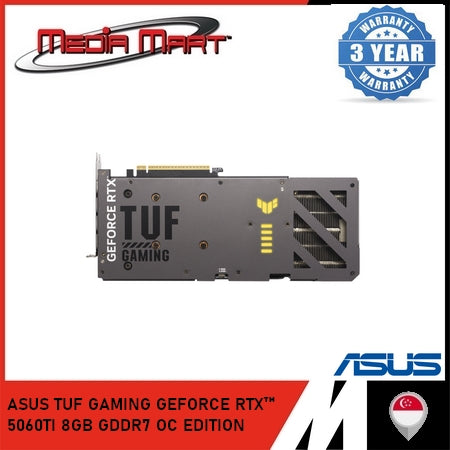 ASUS TUF GAMING GEFORCE RTX 5060Ti 8GB GDDR7 OC EDITION GRAPHIC CARD