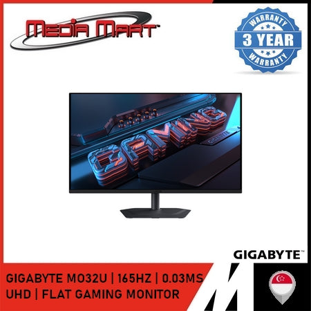 GIGABYTE MO32U | 165HZ | 0.03MS | UHD| OLED | FLAT GAMING MONITOR