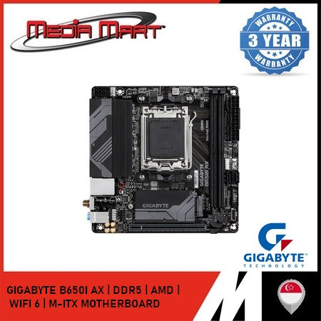 GIGABYTE B650I AX AM5 DDR5 WIFI 6 MINI-ITX MOTHERBOARD