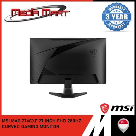 MSI MAG 276CXF 27 INCH FHD 280HZ CURVED GAMING MONITOR