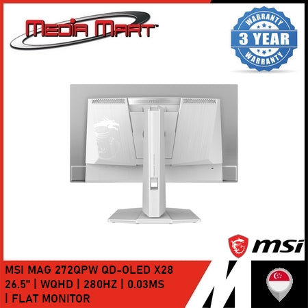 MSI MAG 272QPW QD-OLED X28 26.5" | WQHD | 0.03MS | FLAT MONITOR