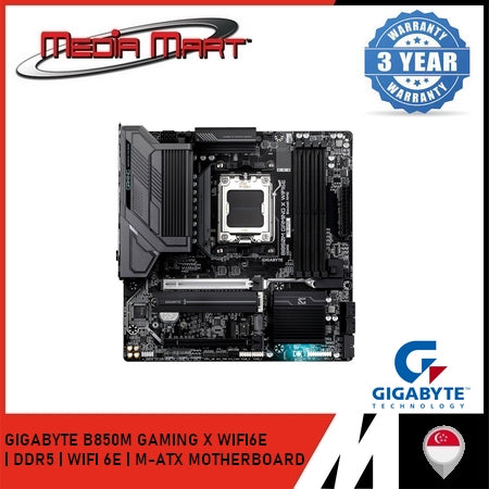 GIGABYTE B850M GAMING X WIFI6E AM5 DDR5 M-ATX MOTHERBOARD