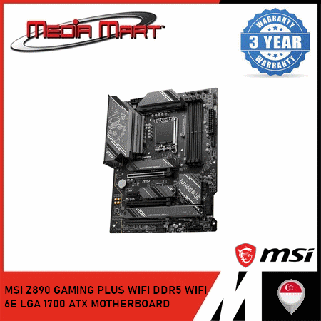 MSI Z790 GAMING PLUS WIFI DDR5 WIFI 6E LGA 1700 ATX MOTHERBOARD