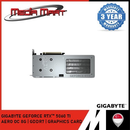 GIGABYTE GEFORCE RTX™ 5060 TI AERO OC 8G | GDDR7 | GRAPHICS CARD
