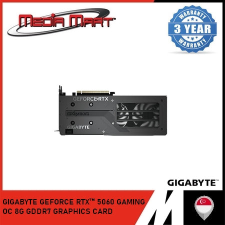 GIGABYTE GEFORCE RTX 5060 GAMING OC 8G GDDR7 GRAPHICS CARD